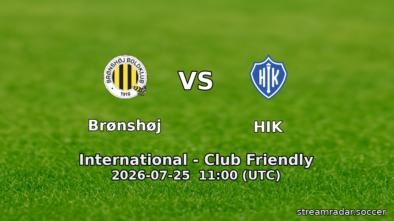 Brønshøj vs HIK
