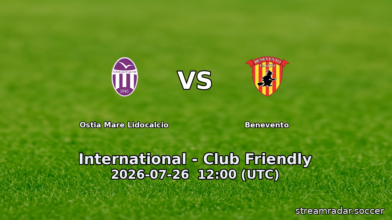 Ostia Mare Lidocalcio vs Benevento