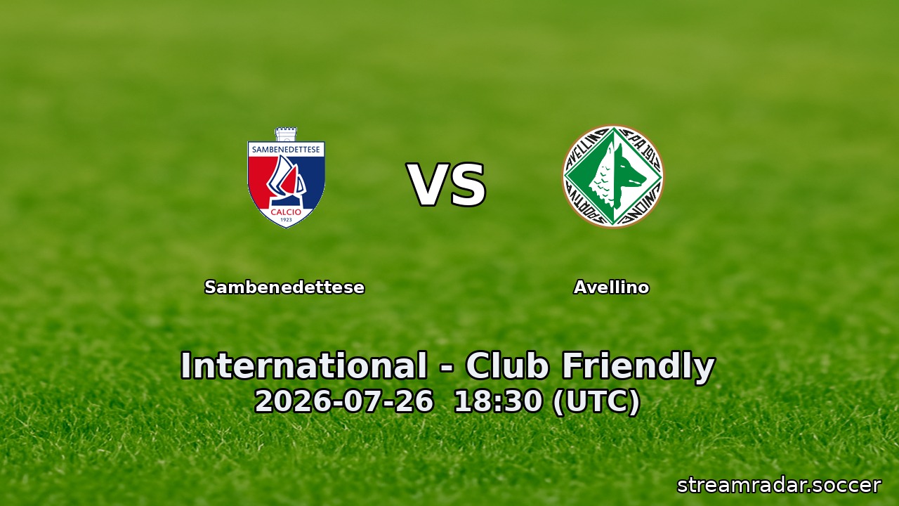 Sambenedettese vs Avellino