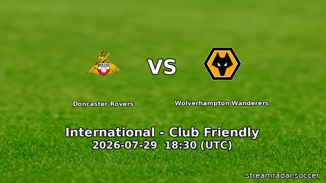 Doncaster Rovers vs Wolverhampton Wanderers