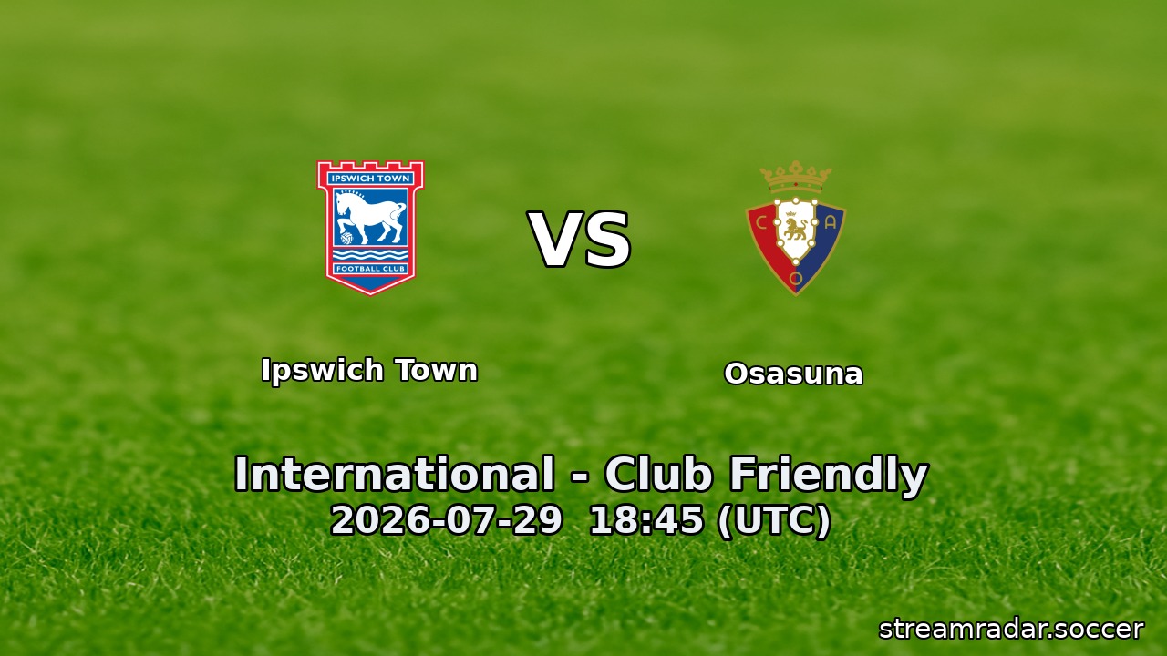 Ipswich Town vs Osasuna