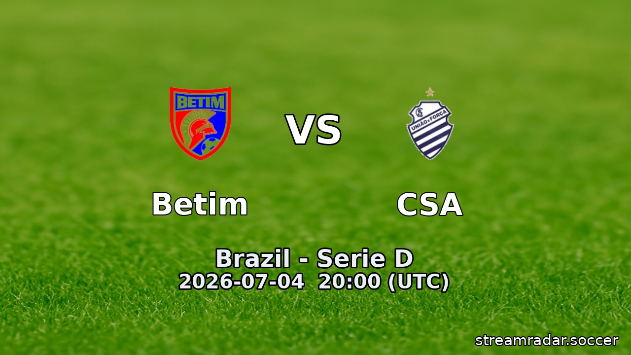 Betim vs CSA