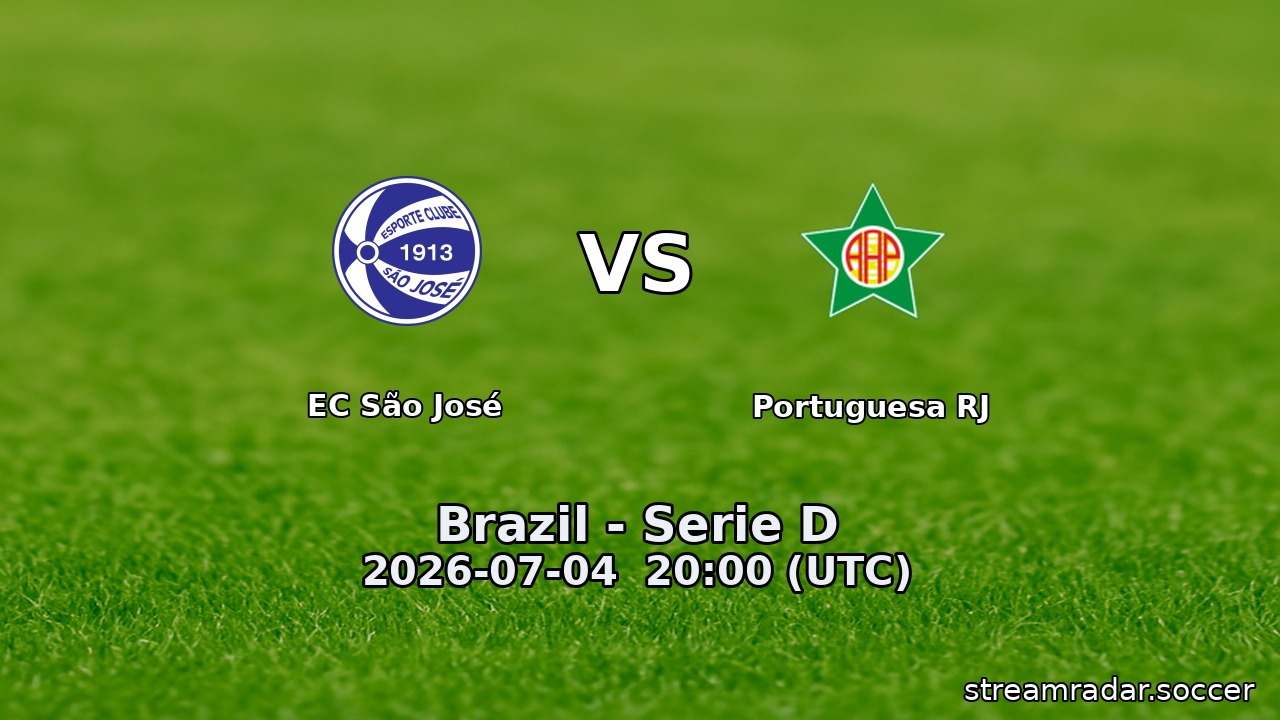 EC São José vs Portuguesa RJ