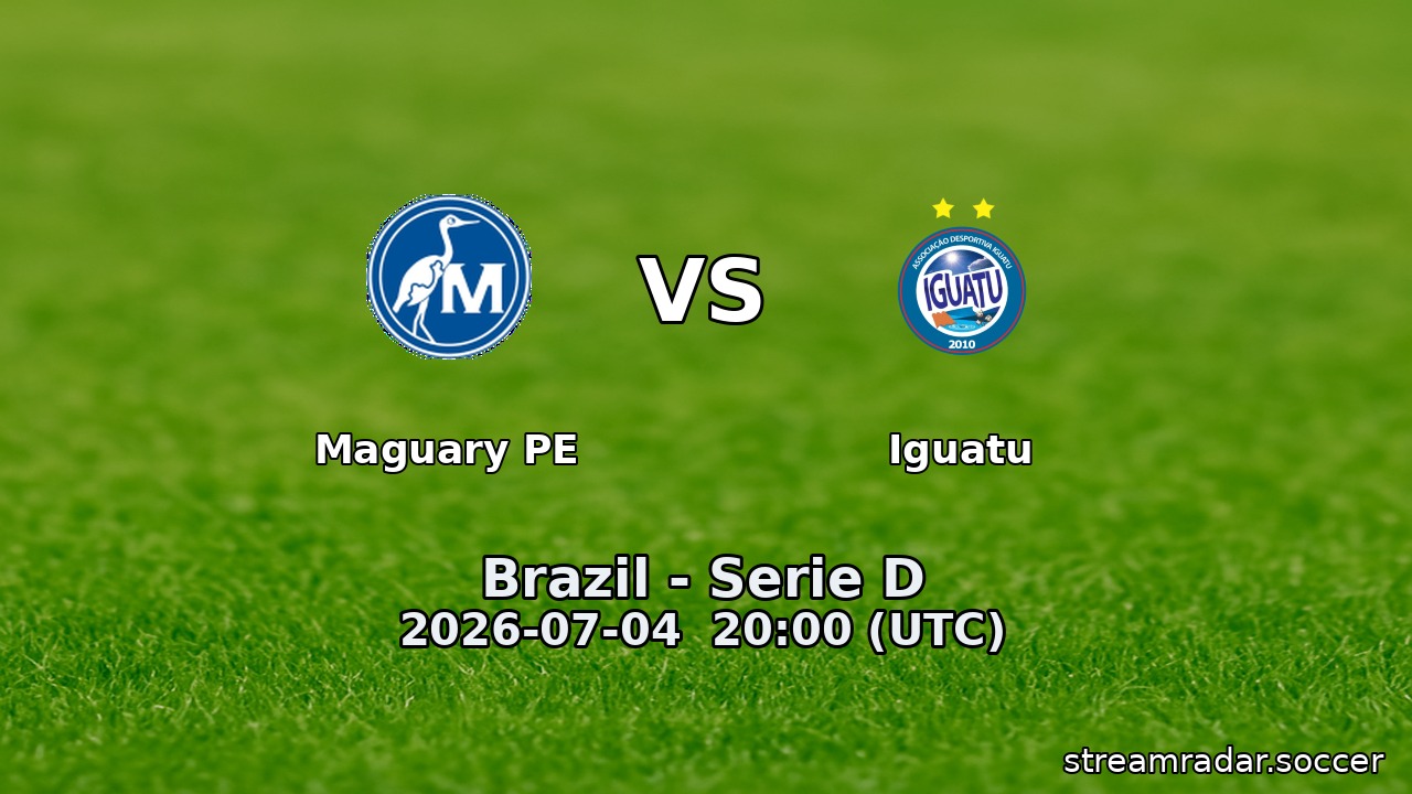 Maguary PE vs Iguatu