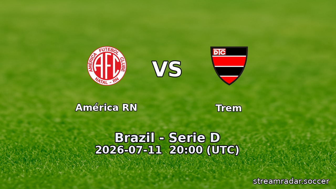 América RN vs Trem