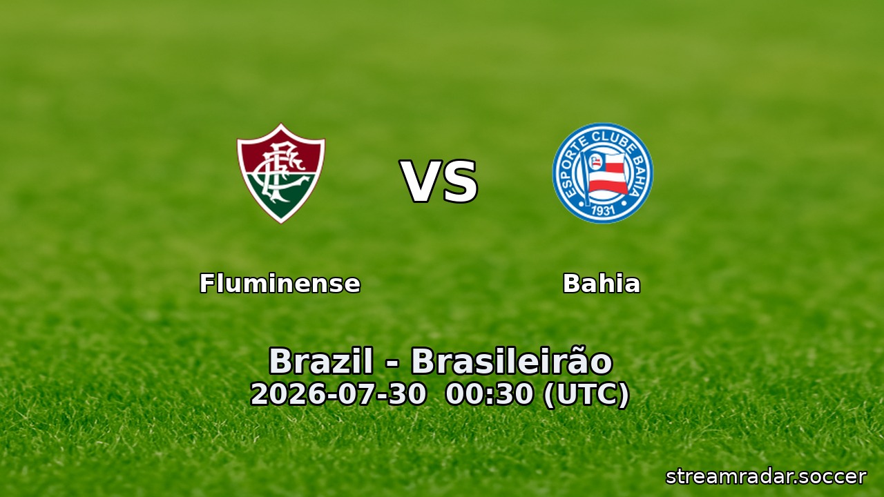 Fluminense vs Bahia