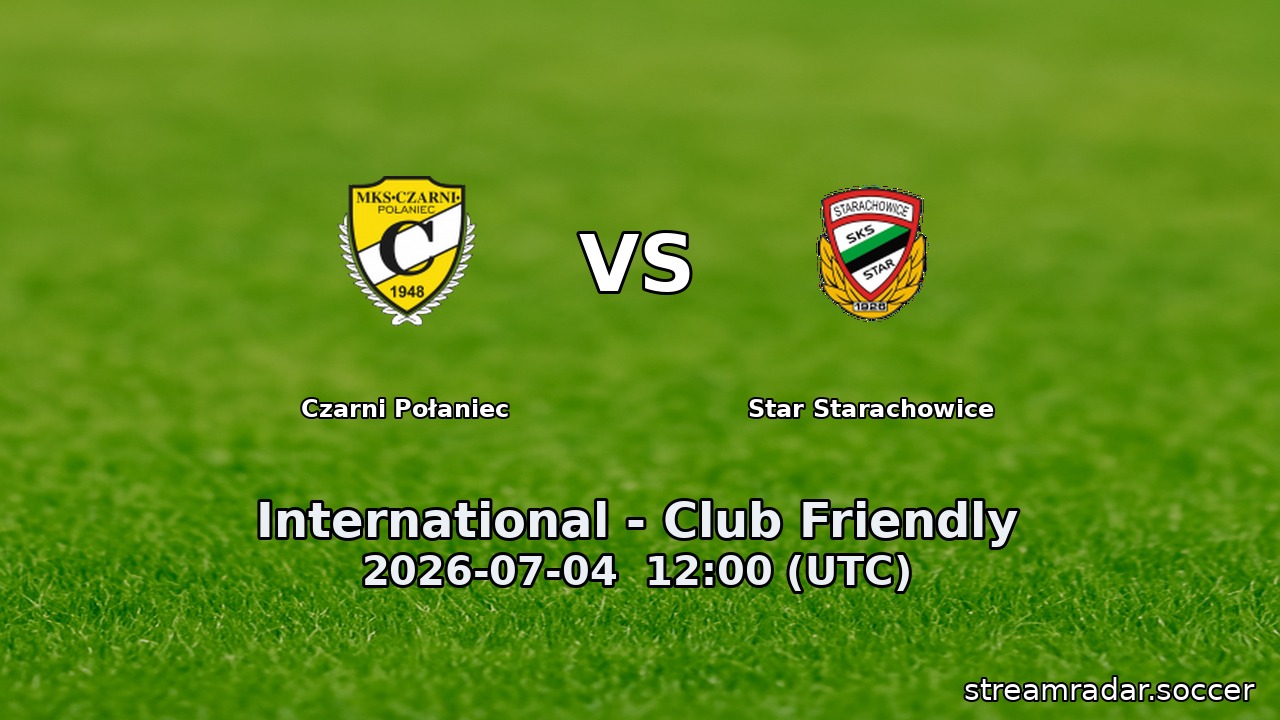 Czarni Połaniec vs Star Starachowice