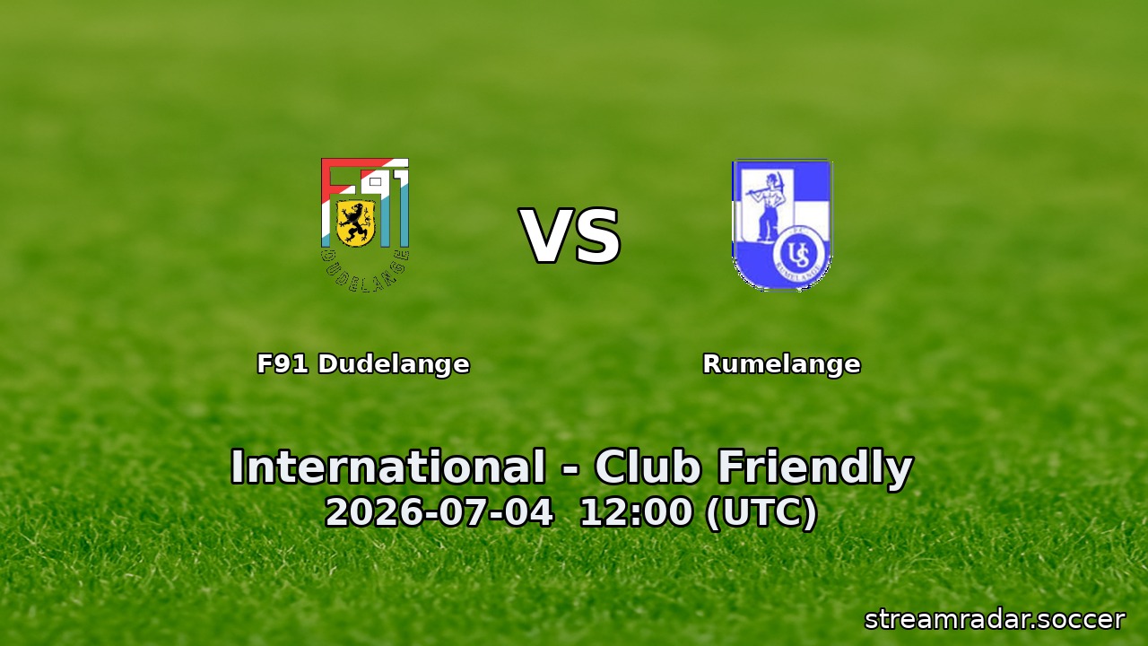 F91 Dudelange vs Rumelange