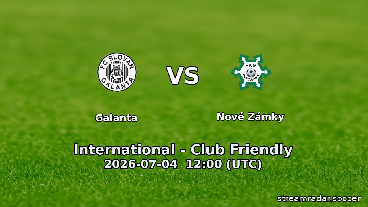 Galanta vs Nové Zámky