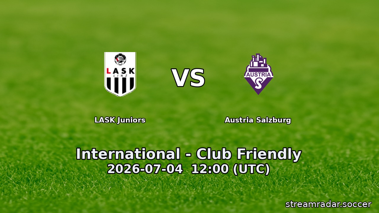 LASK Juniors vs Austria Salzburg
