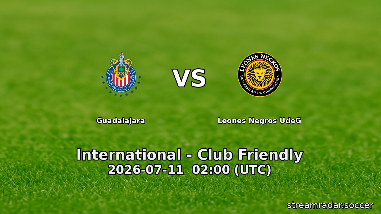 Guadalajara vs Leones Negros UdeG