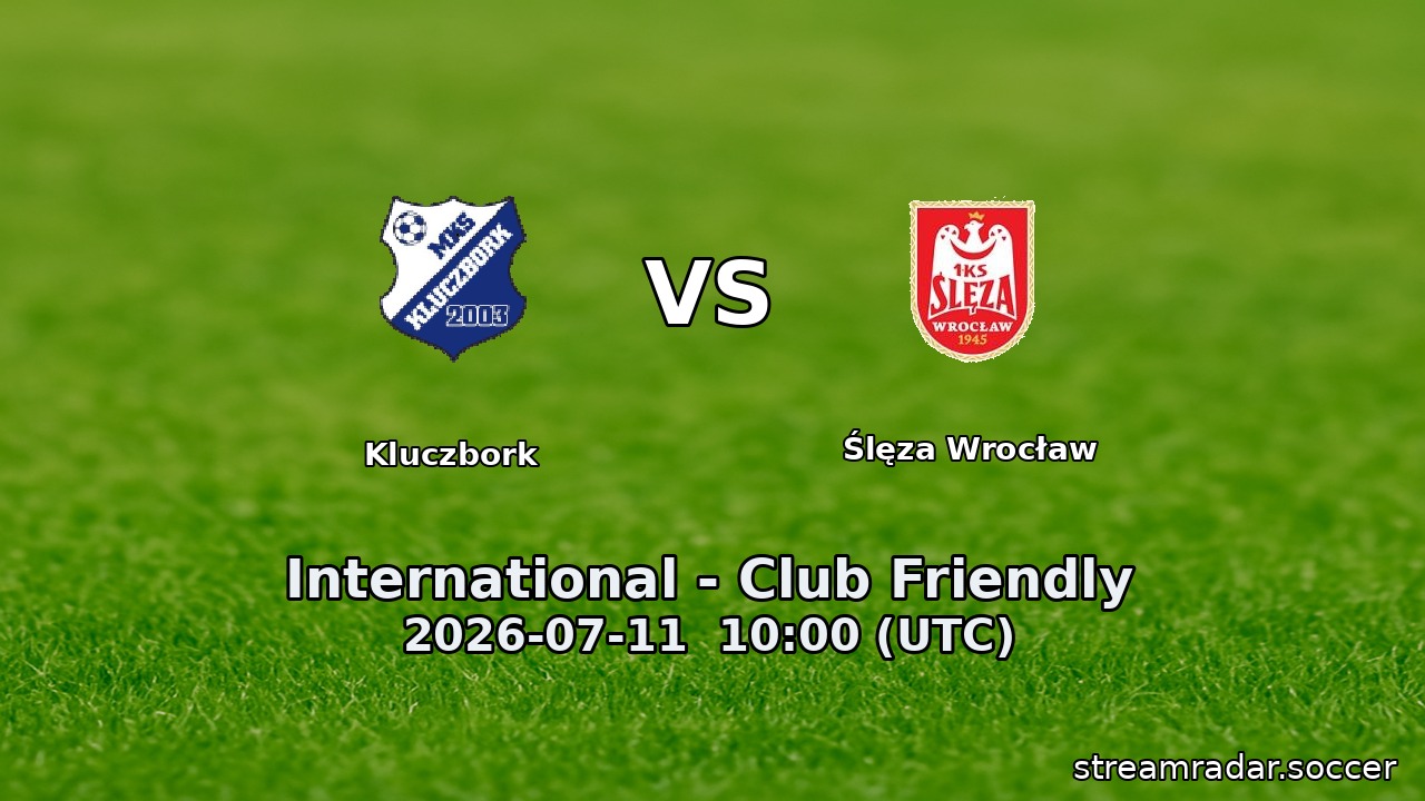 Kluczbork vs Ślęza Wrocław