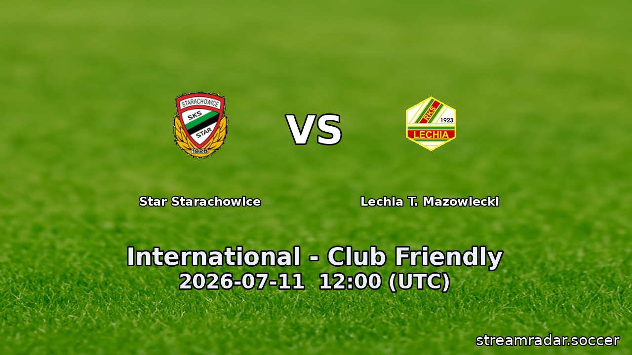 Star Starachowice vs Lechia T. Mazowiecki