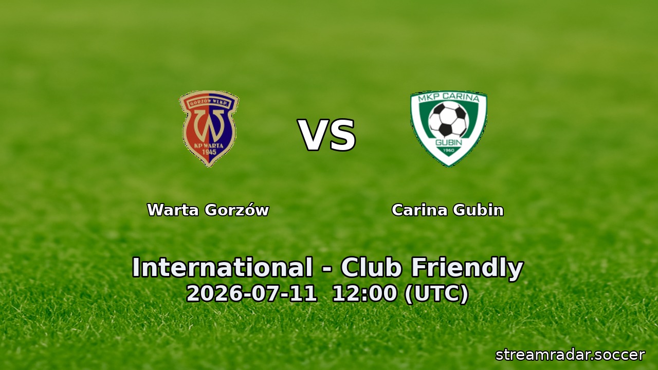 Warta Gorzów vs Carina Gubin