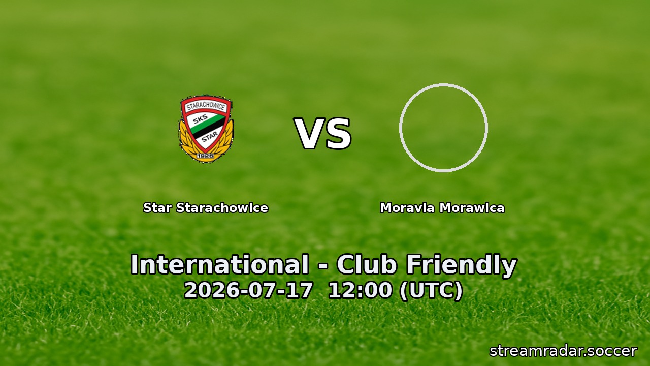 Star Starachowice vs Moravia Morawica