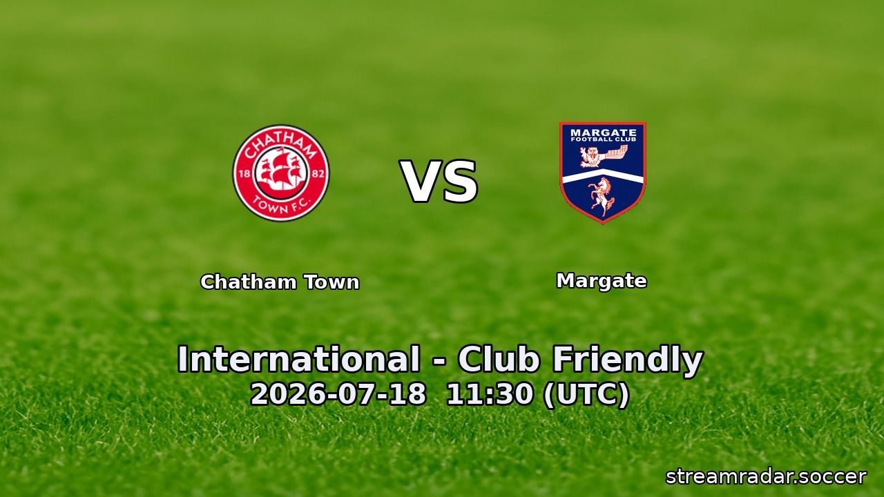 Chatham Town vs Margate