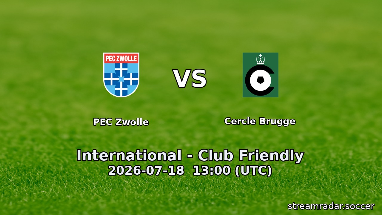 PEC Zwolle vs Cercle Brugge