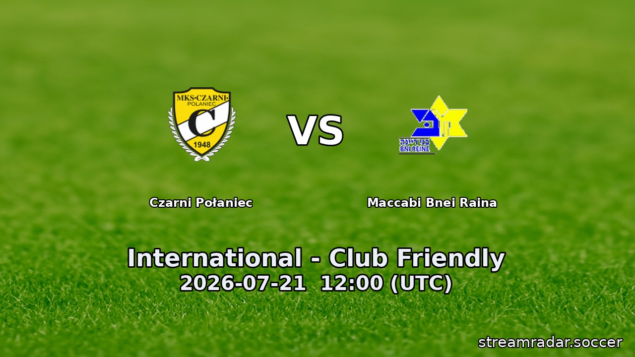 Czarni Połaniec vs Maccabi Bnei Raina
