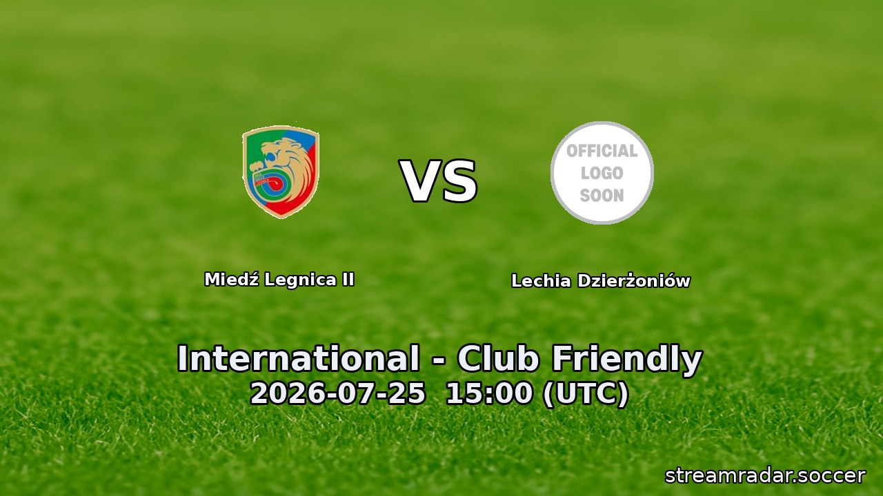 Miedź Legnica II vs Lechia Dzierżoniów