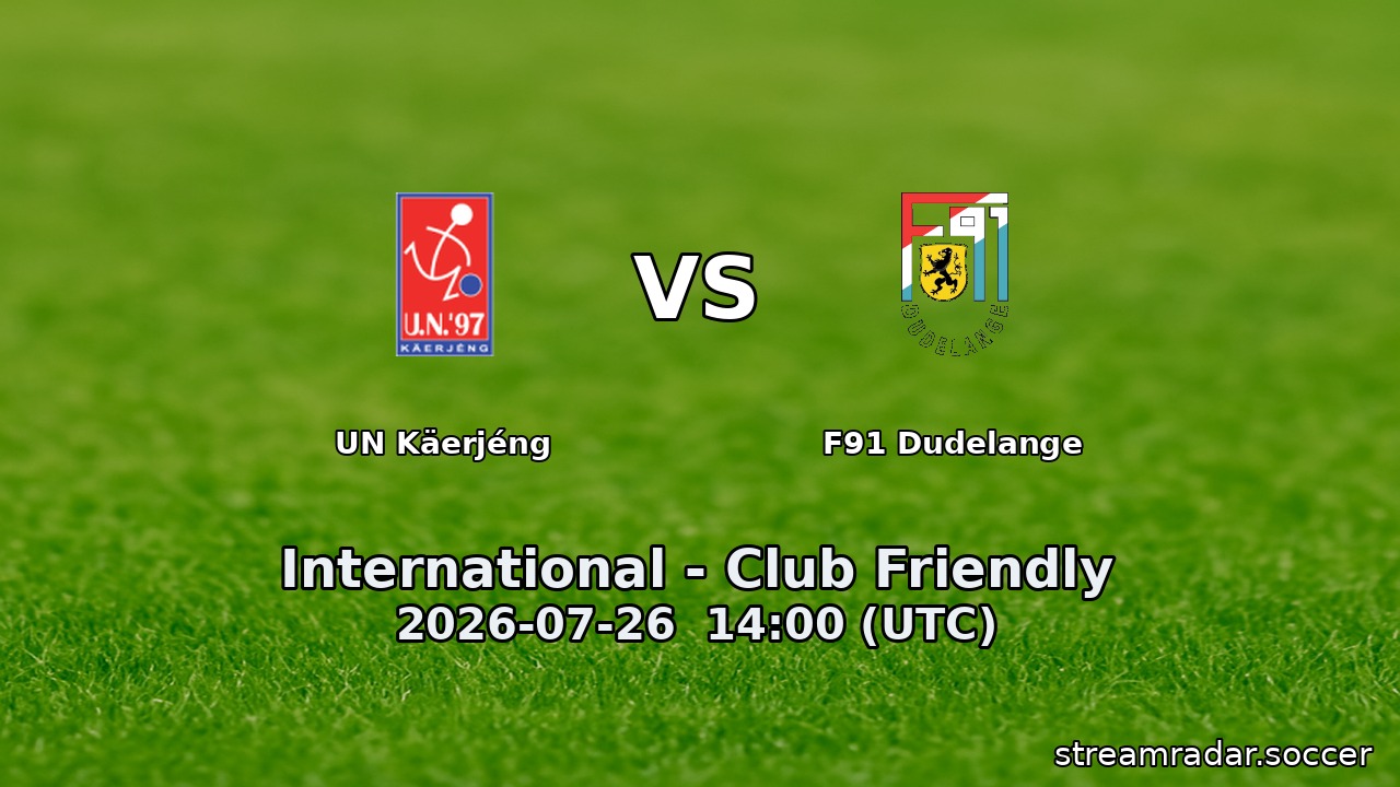 UN Käerjéng vs F91 Dudelange