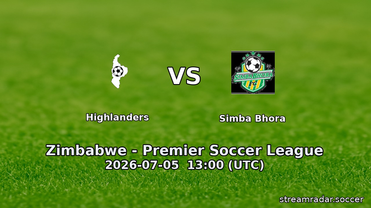 Highlanders vs Simba Bhora