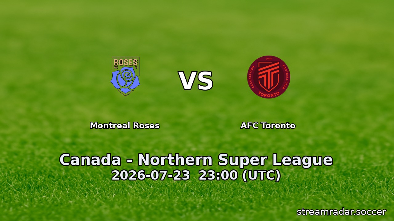 Montreal Roses vs AFC Toronto