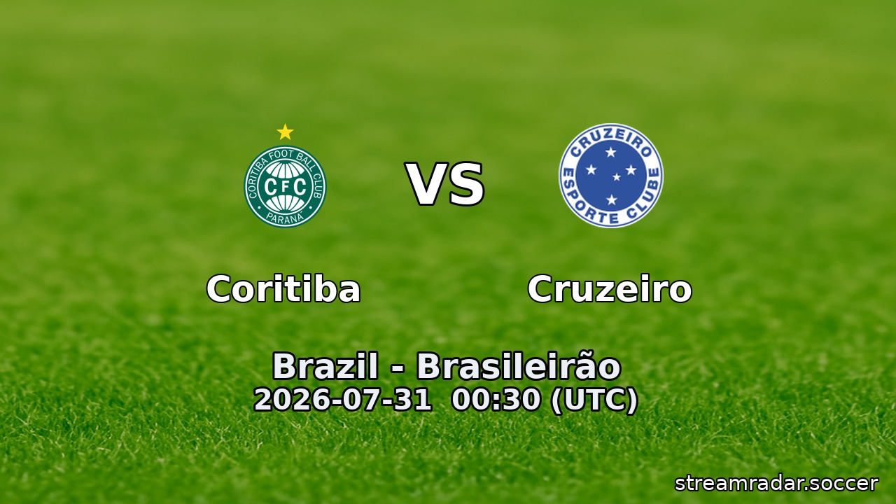 Coritiba vs Cruzeiro