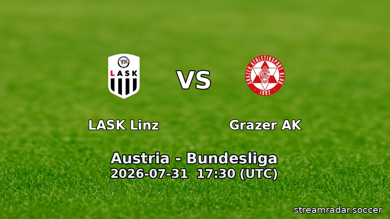 LASK Linz vs Grazer AK