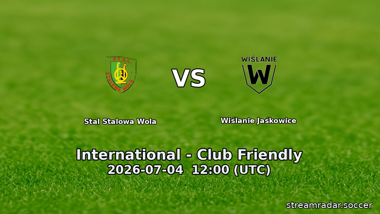 Stal Stalowa Wola vs Wiślanie Jaśkowice