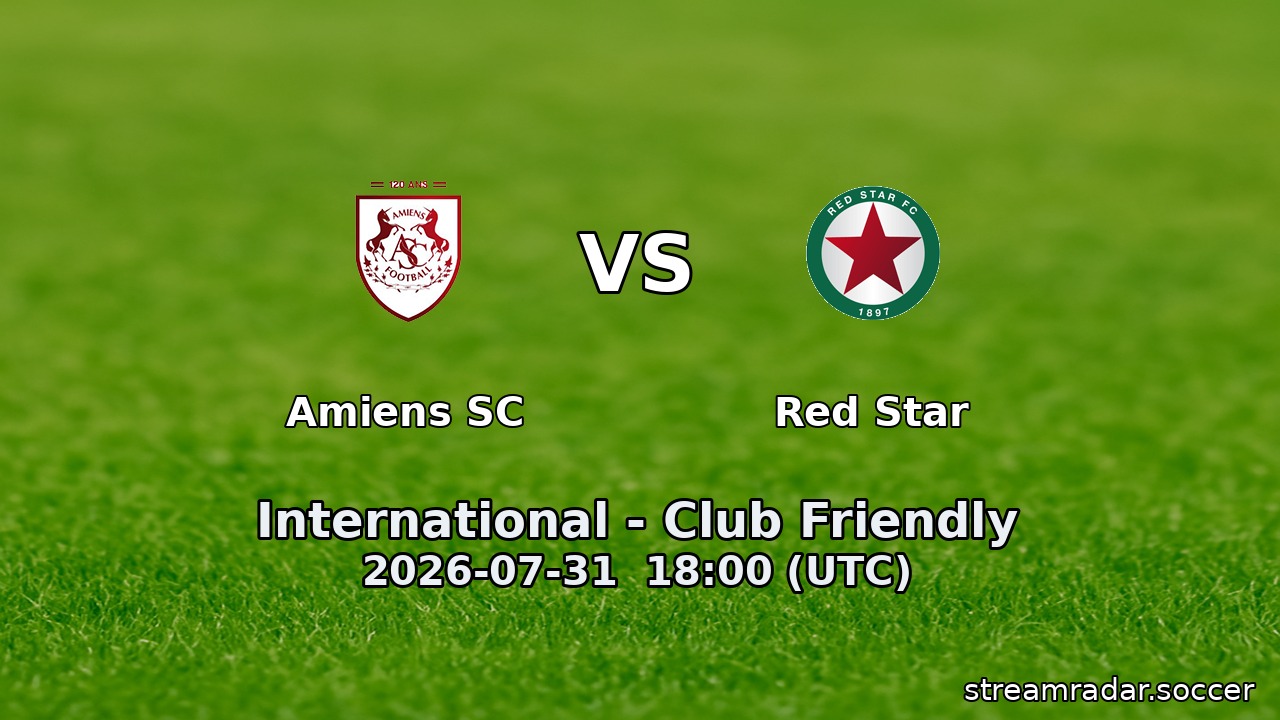 Amiens SC vs Red Star