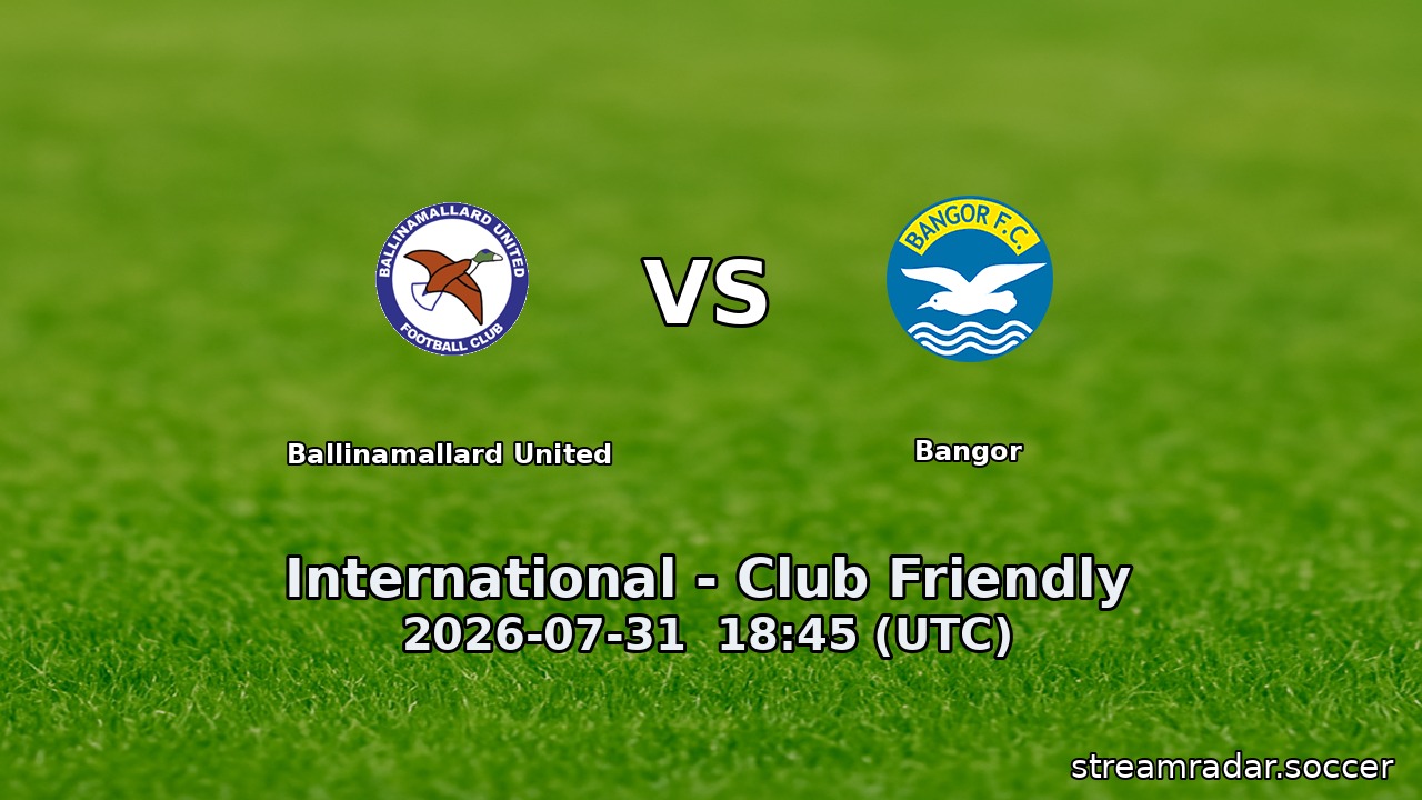 Ballinamallard United vs Bangor