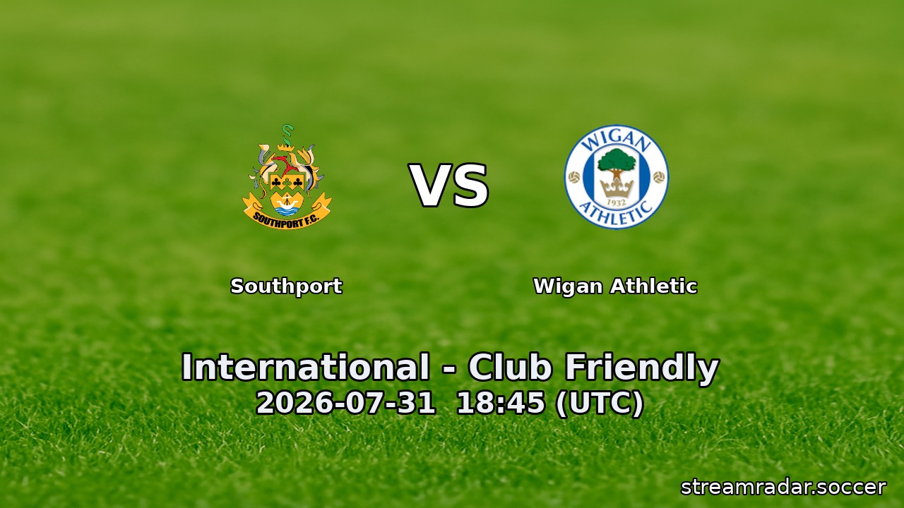Southport vs Wigan Athletic