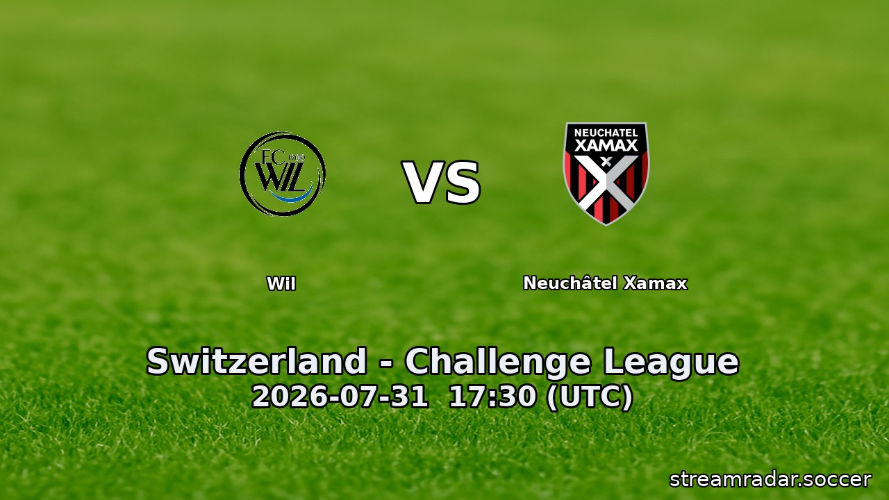 Wil vs Neuchâtel Xamax