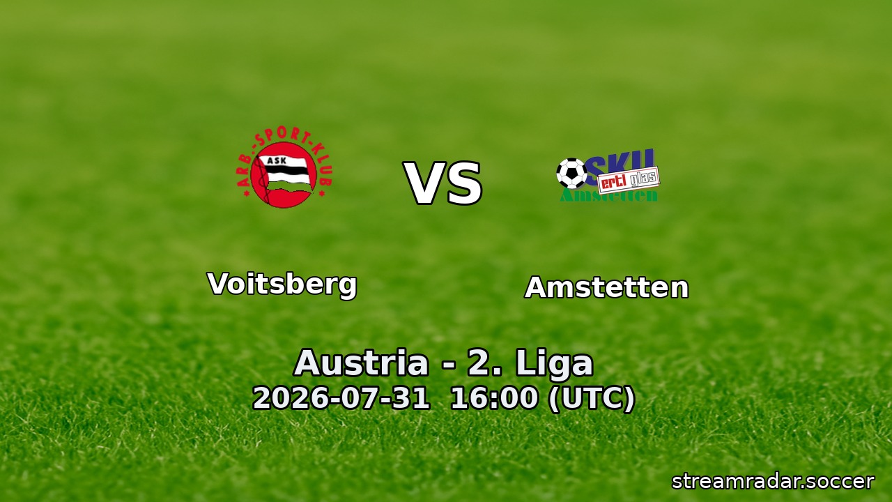 Voitsberg vs Amstetten