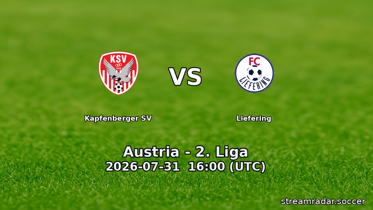 Kapfenberger SV vs Liefering