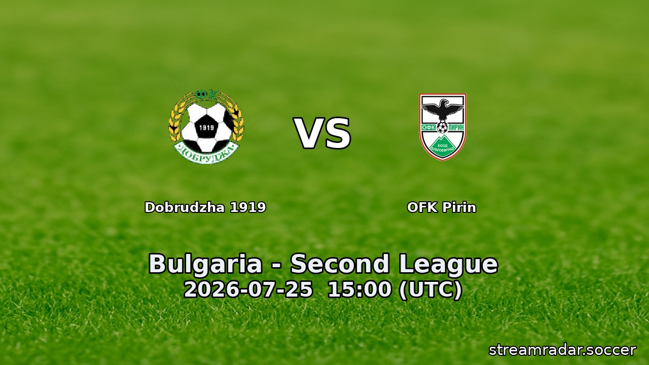 Dobrudzha 1919 vs OFK Pirin