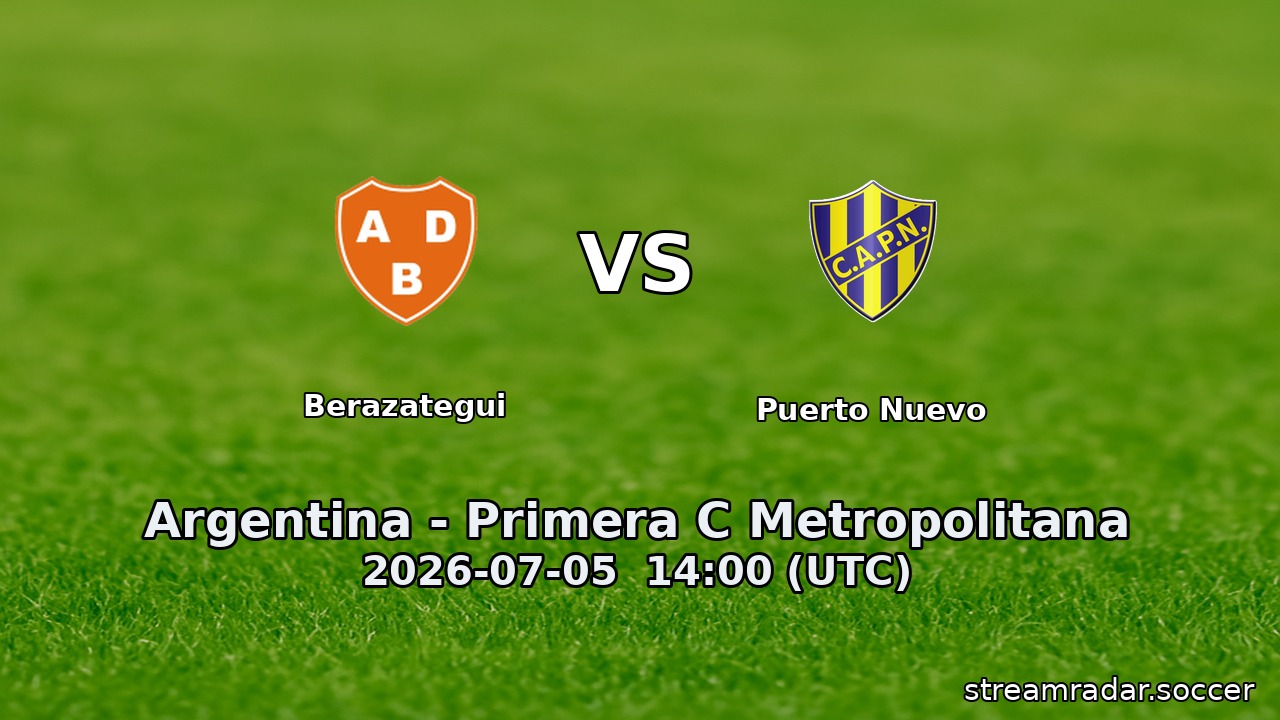 Berazategui vs Puerto Nuevo