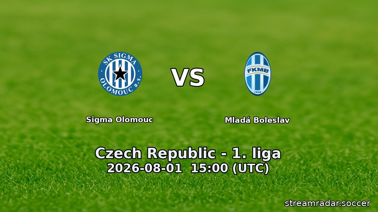 Sigma Olomouc vs Mladá Boleslav