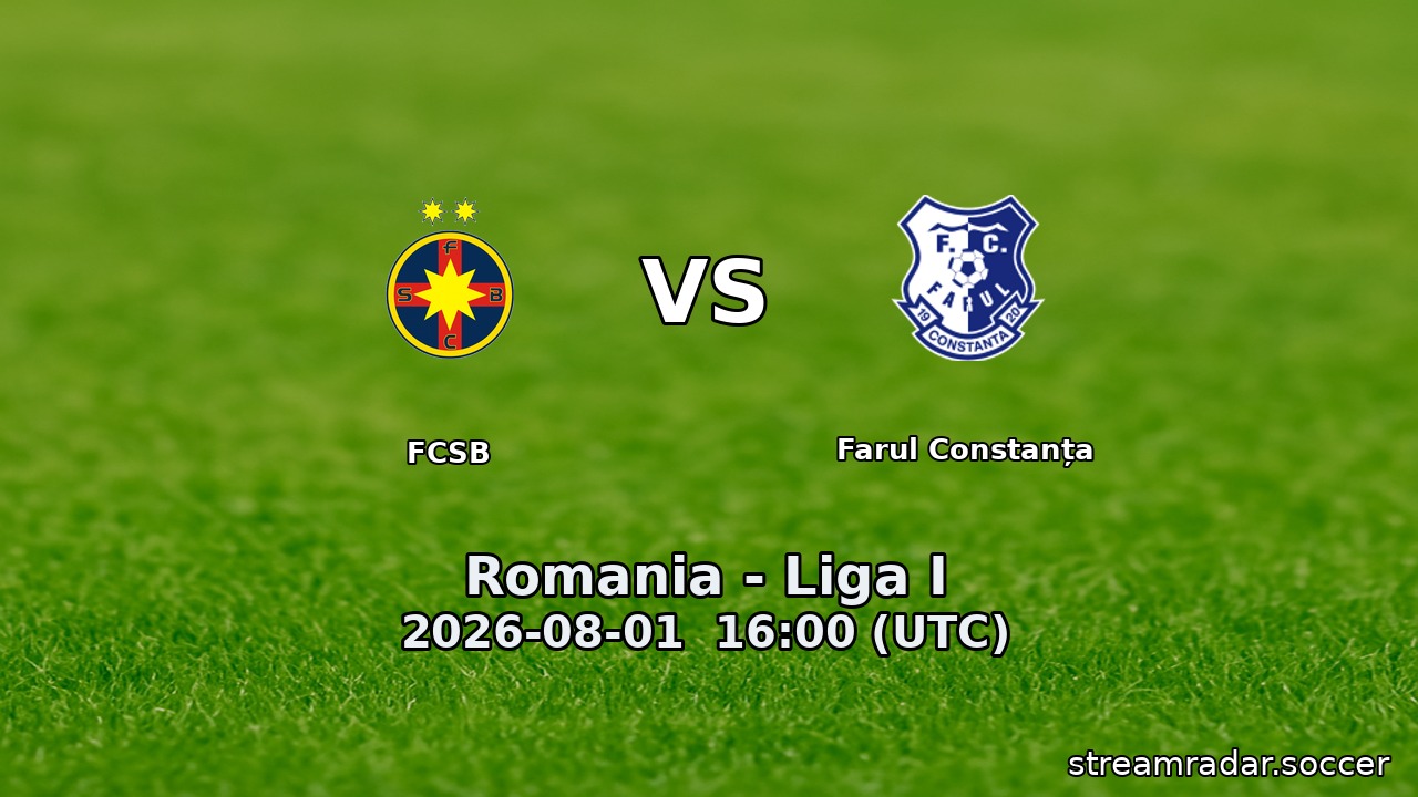 FCSB vs Farul Constanța