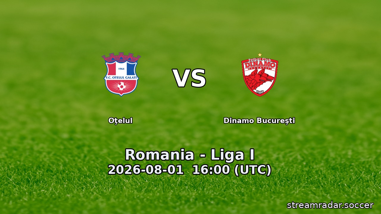 Oţelul vs Dinamo Bucureşti