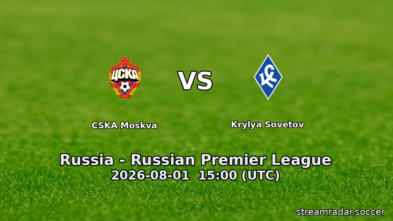 CSKA Moskva vs Krylya Sovetov