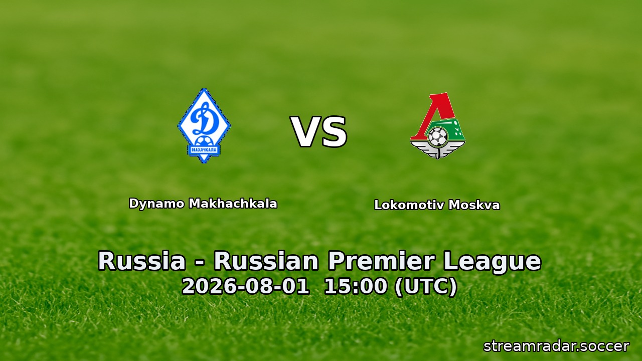 Dynamo Makhachkala vs Lokomotiv Moskva