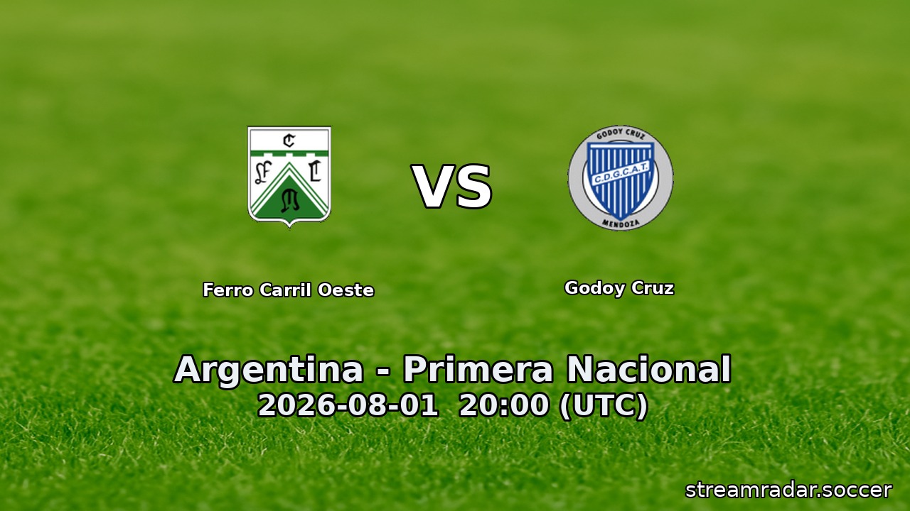 Ferro Carril Oeste vs Godoy Cruz