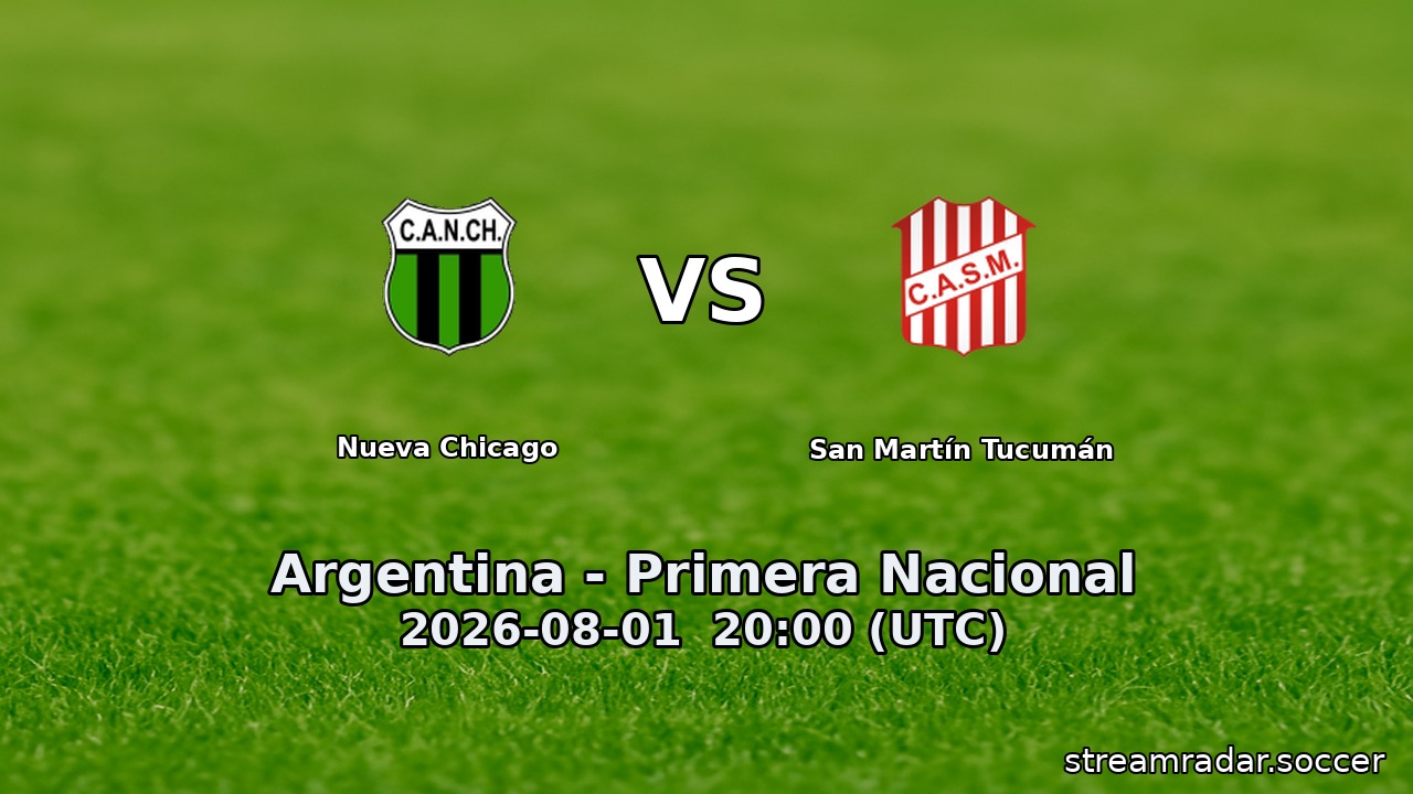 Nueva Chicago vs San Martín Tucumán