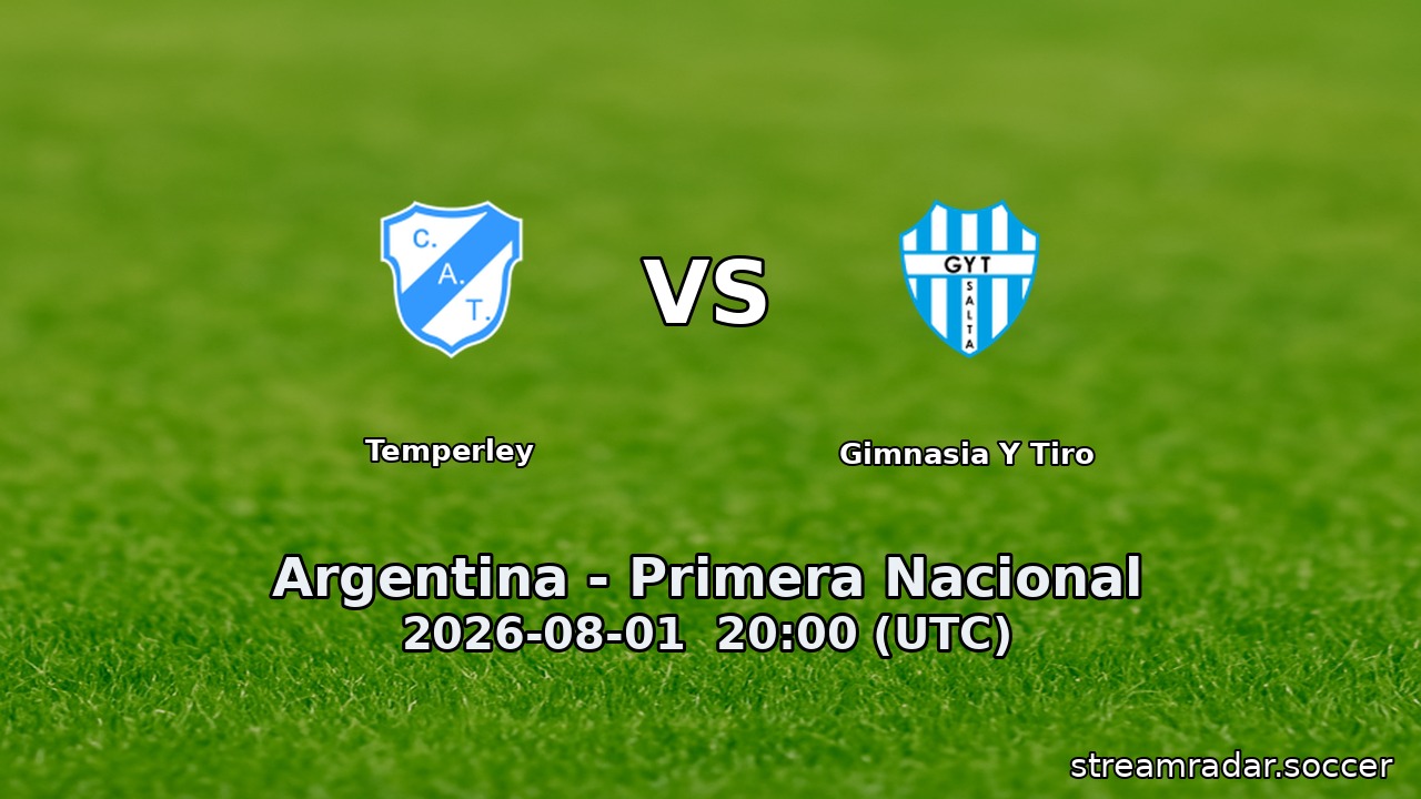 Temperley vs Gimnasia Y Tiro