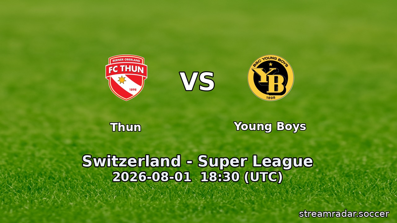 Thun vs Young Boys