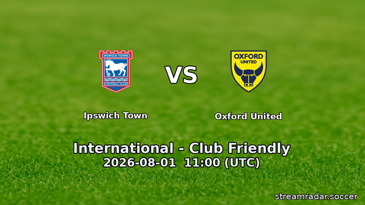 Ipswich Town vs Oxford United
