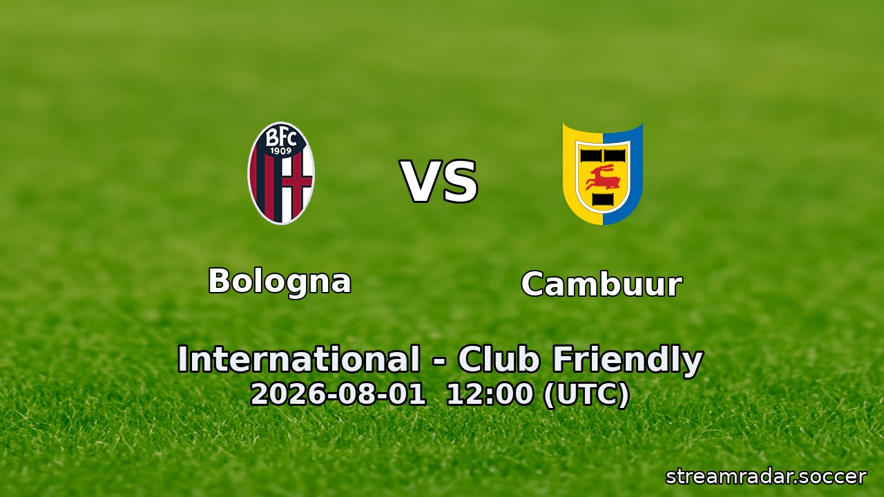Bologna vs Cambuur