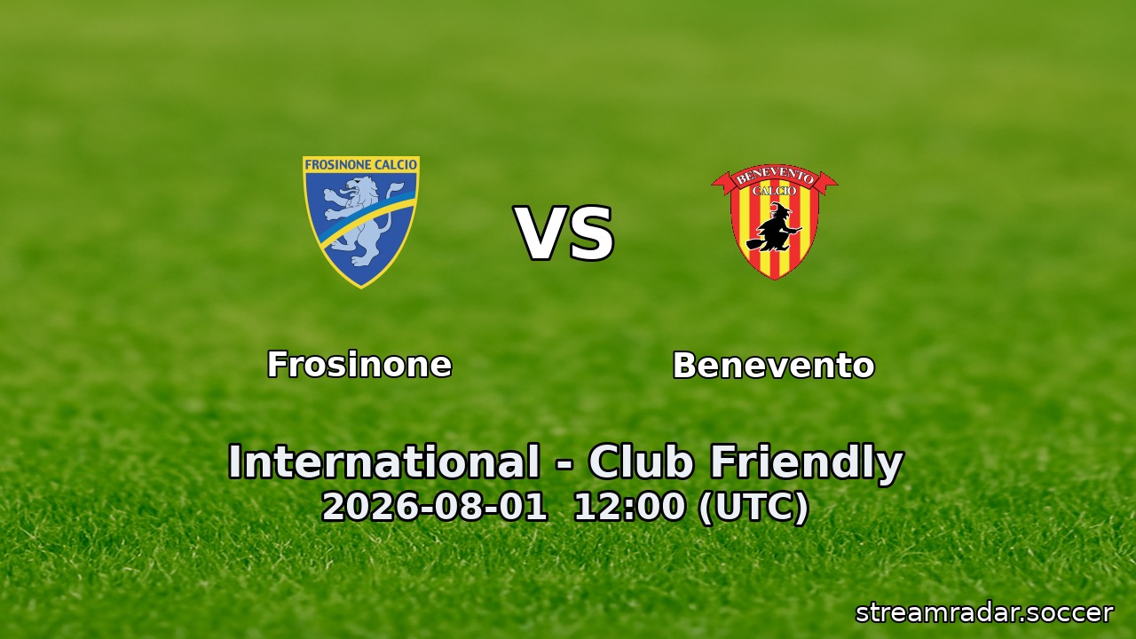 Frosinone vs Benevento
