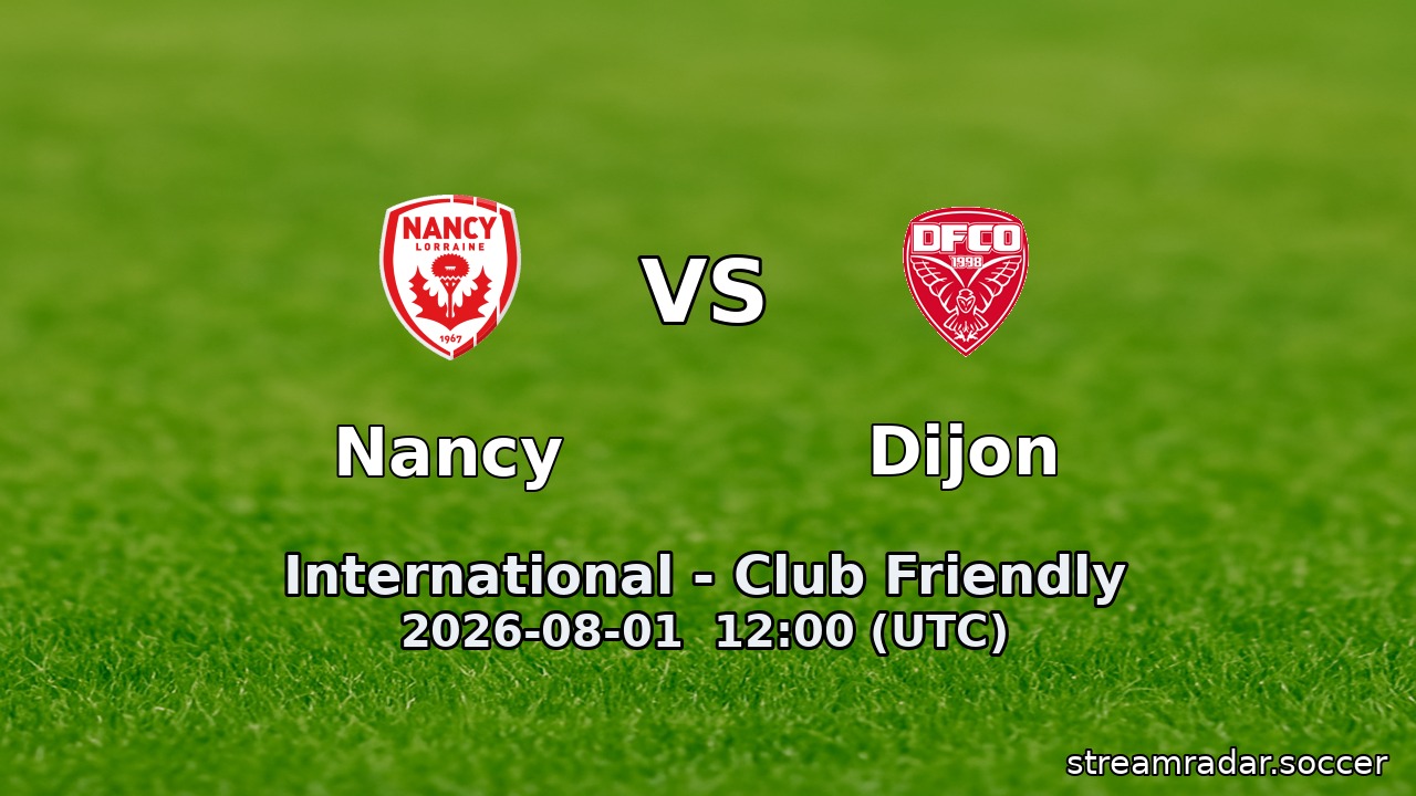 Nancy vs Dijon